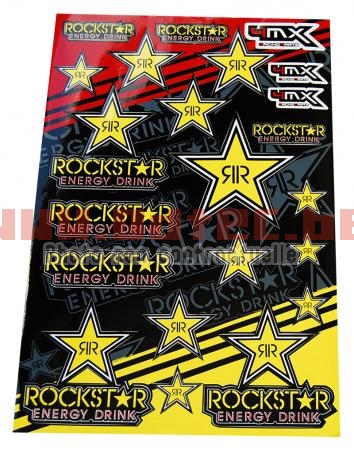 Plaque autocollantes Rockstar 30 cm x 45 cm