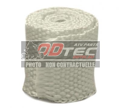 Bande thermique collecteur ACOUSTA-FIL 50mm x 7,5m 550°C blanc