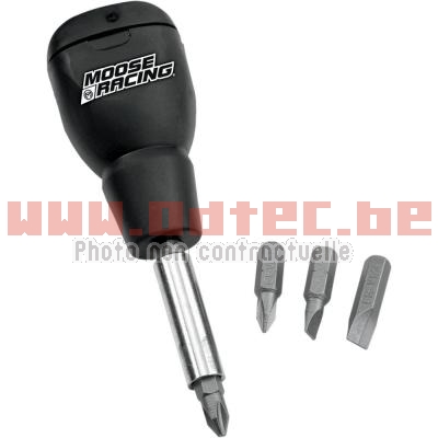 4-IN-1 MAGNETIC SCREWDRIVER BLACK