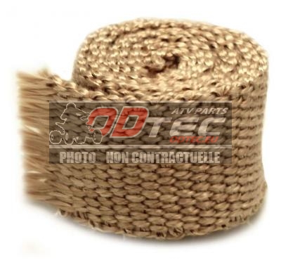 Bande thermique collecteur ACOUSTA-FIL 50mm x 7,5m 650°C marron