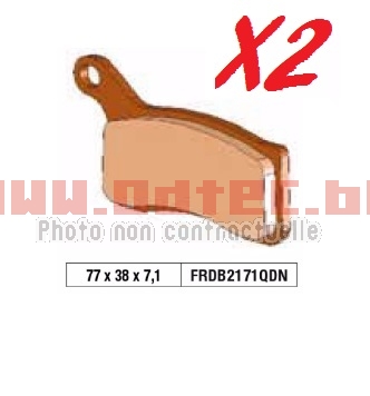 Plaquettes de frein FRDB2171QDN/MO366