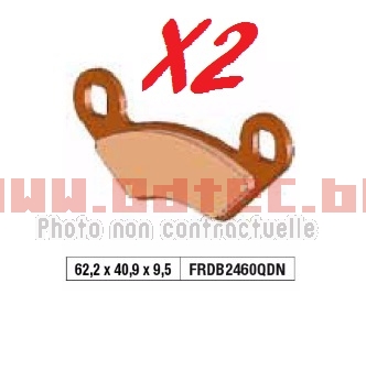 Plaquettes de frein FRDB2460QDN/MOA142