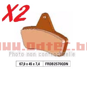 Brake pad FRDB2570QDN/MOA258