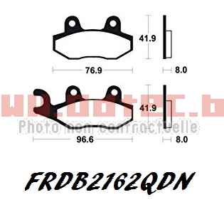 Plaquettes de frein FRDB2162QDN/MO316