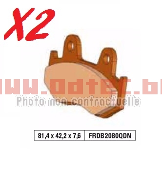 Plaquettes de frein FRDB2080QDN/MO209