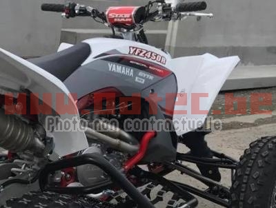 DURITE LS COUDEE 90° ROUGE YFZ450R POUR MONTAGE COLLECTEUR DOMA