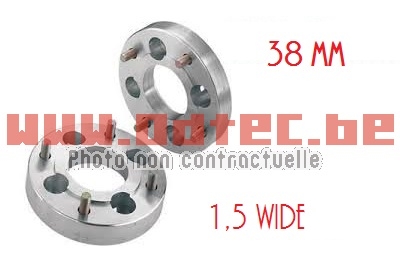 PACK d'Elargisseurs de voies 4*137 => 38 mm (Can Am)