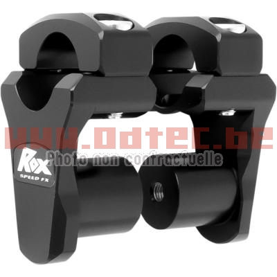 ROX RISER ALUMINUM BLACK (44 mm ) 28.6 mm > 28.6 mm