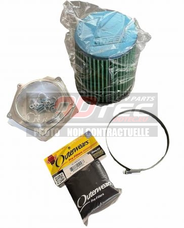 KIT ADMISSION PROFLOW / FILTRE GREEN + PREFILTRE OUTERWEARS YAMAHA YFZ450/YFZ 450R