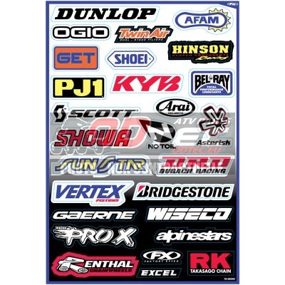 FACTORY EFFEX DECAL,SPONSOR KIT A