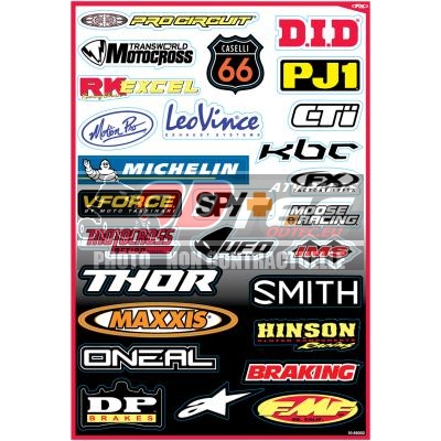 FACTORY EFFEX DECAL,SPONSOR KIT B