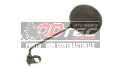 Rétroviseur gauche/droit à collier V PARTS noir Ø108mm