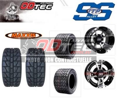 Pack ALU ITP SS 112 Machined + MAXXIS RL YAMAHA