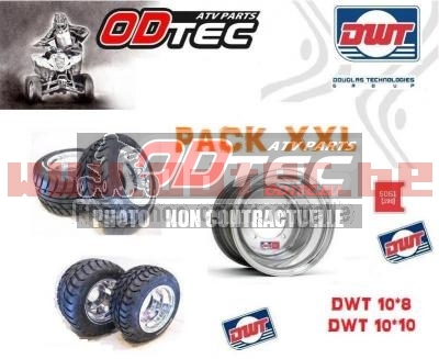 Pack ALU UNIVERSEL XXL DWT RED LABEL SUZ/KAWA/HONDA/TRITON...