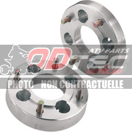 PACK d'Elargisseurs de voies 4*115 => 25 mm   M10x1,25 (QUAD UTILITAIRES/SPORTIFS...)