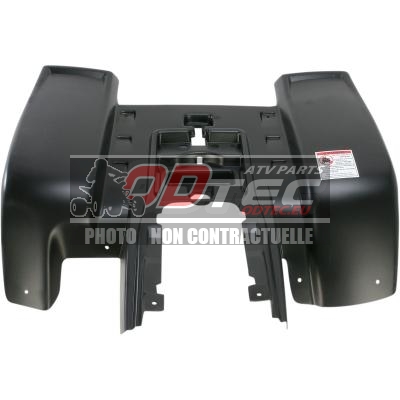COQUE ARRIERE BLACK STEALTH  BANSHEE 350