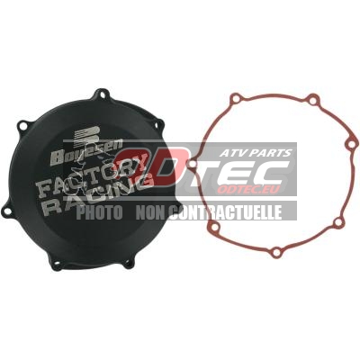 CLUTCH COVER FACTORY RACING ALUMINUM REPLACEMENT BLACK YFZ/YFZ450 R