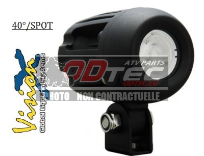 LAMPE A LED QUAD MINI SOLO LED POD FAISCEAU ÉTROIT 10° - VISION-X