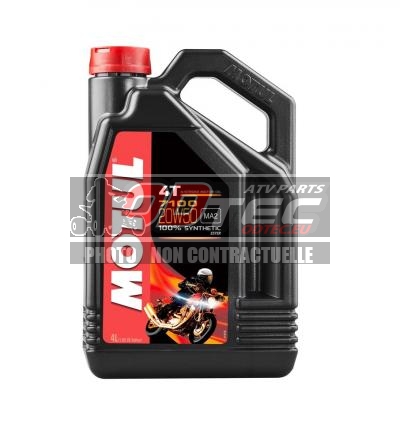 Huile moteur MOTUL 7100 4T - 20W50 4L