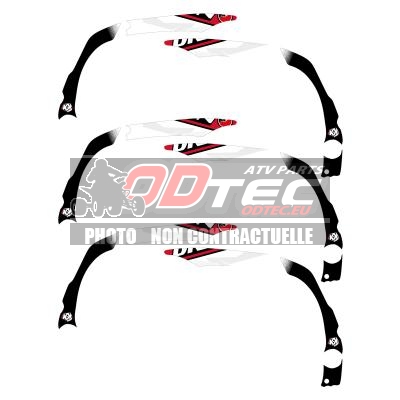 KIT DECO PROTECTION DE CADRE YAMAHA YFZ 450R