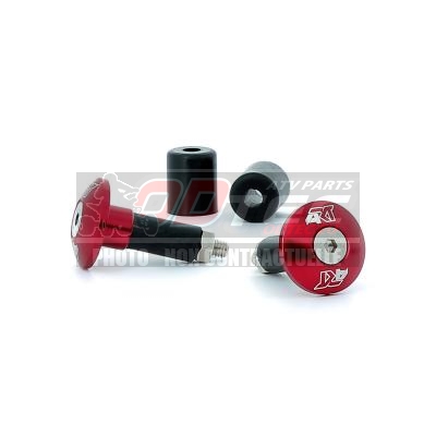 Embout de guidon ART Ø 12-18mm rouge